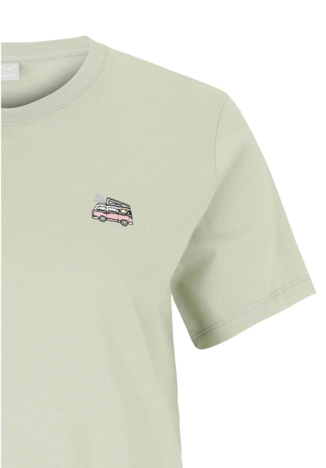 iriedaily Vancy T-Shirt lightsage – Detailansicht 1