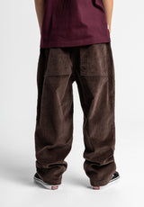 Ozzy Kids darkbrown-cord Closeup1