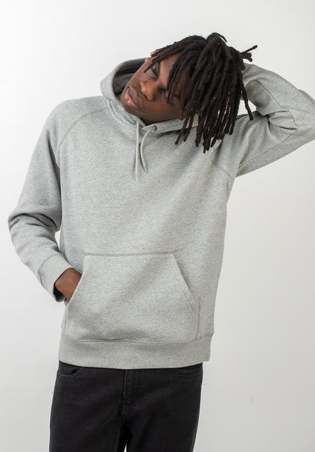 Carhartt WIP Hooded Chase Hoodie greyheather-gold – Ansicht 3