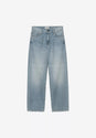 W' Arin bluedestroywash-splatter Vorderansicht