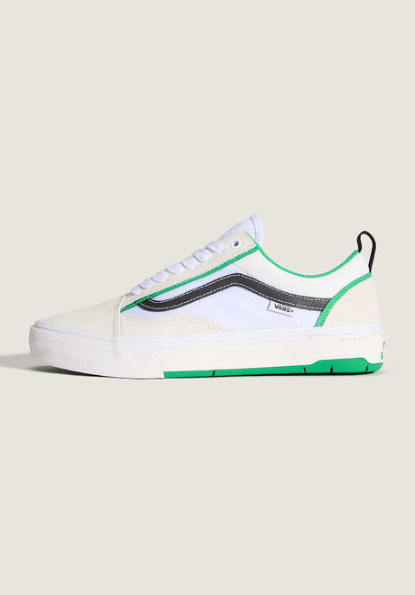 Skate Old Skool Wafflecup white-green Vorderansicht