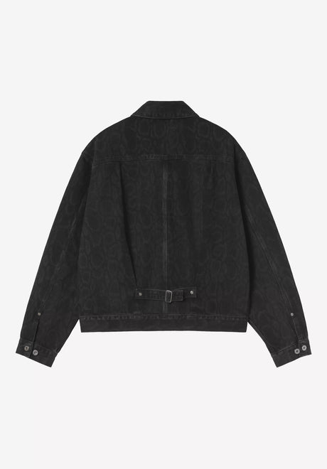 Carhartt WIP W' Belmar Übergangsjacke snakecamo-blackheavystonewash – Rückenansicht