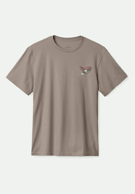 Brixton Keller T-Shirt cinderwornwash – Rückenansicht