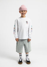 x YEYE WELLER Keep Rollin' Kids white Seitenansicht