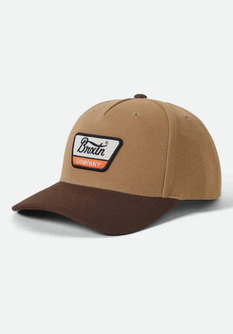 Brixton Linwood C MP Cap sand-pineconebrown – Vorderansicht