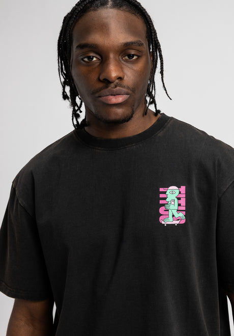TITUS Nice Dude T-Shirt blackfaded – Detailansicht 2