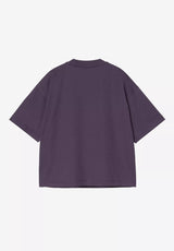 W' S/S Signet lokers-blue Rueckenansicht