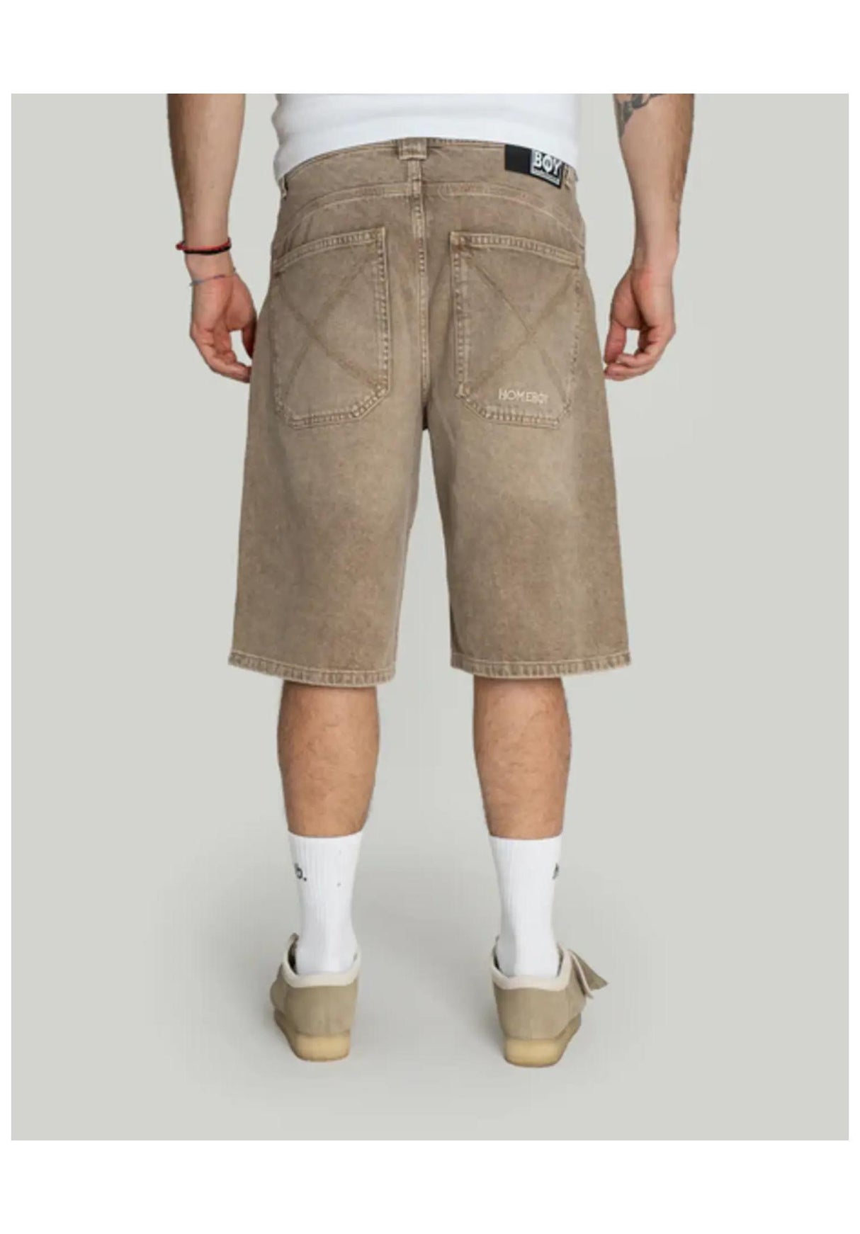 X-tra Baggy Dye Denim washedbrown Rueckenansicht