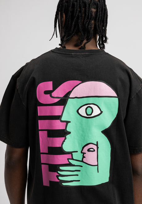 TITUS Nice Dude T-Shirt blackfaded – Detailansicht 1