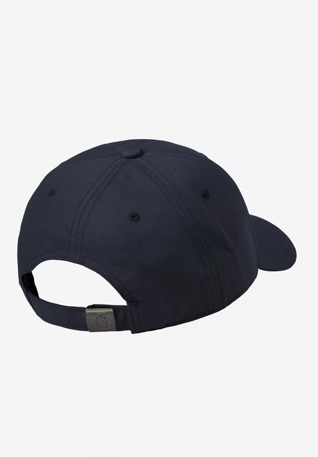 Carhartt WIP Canvas Script Cap deepnight-gentlegreen – Rückenansicht