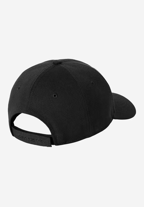 Carhartt WIP Canvas Cap black – Rückenansicht