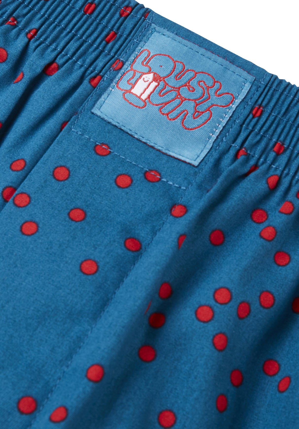 Dots teal Rueckenansicht