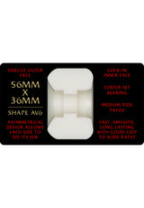 Dragons Nano Rat 93A AV6 Asymmetrical Medium Ride offwhite Rueckenansicht