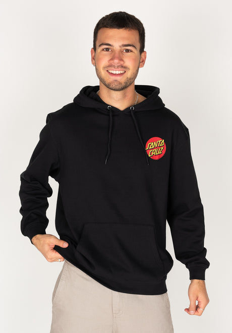 Santa-Cruz Classic Dot Chest Hoodie black – Ansicht 2