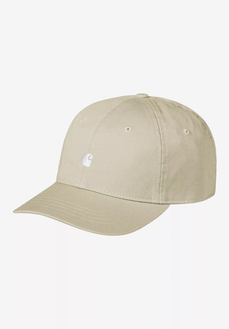 Carhartt WIP Madison Logo Cap Cap stone-white – Vorderansicht