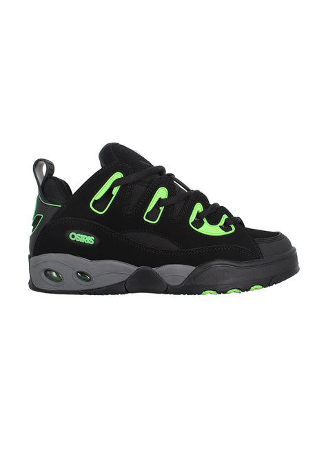 D3 E black-charcoal-green Vorderansicht
