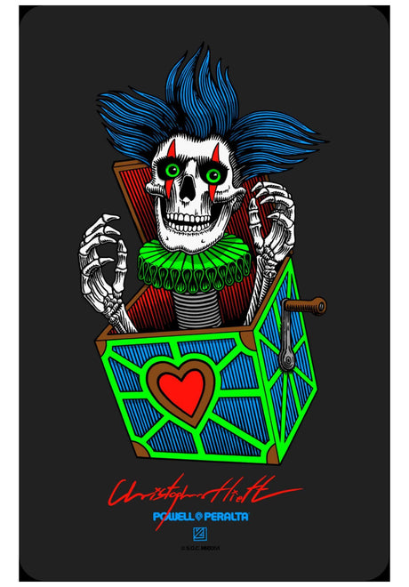 Chris Hiett Skull Sticker clear Vorderansicht