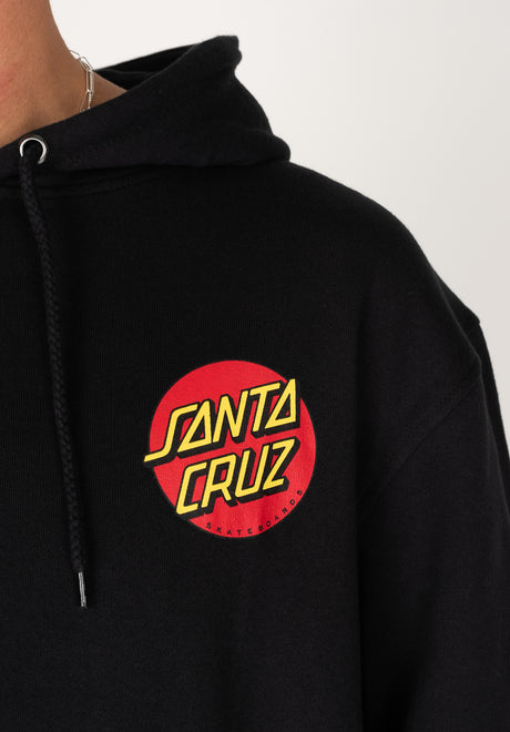 Santa-Cruz Classic Dot Chest Hoodie black – Ansicht 3
