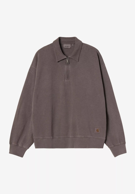 Carhartt WIP Harper Polo-Shirt tobaccogarmentdyed – Vorderansicht