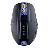 Sentinel Graphic Design violet yellow flakes Oberansicht