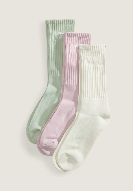 Vans Classic Crew 3 Pack Socken marshmallow – Vorderansicht