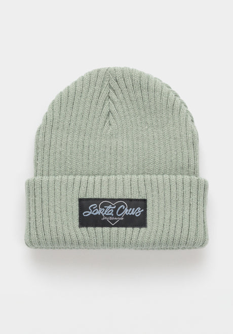 Santa-Cruz Love Script Mütze alpinefrost – Vorderansicht