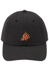 Pizza Love Dad Cap offblack Vorderansicht