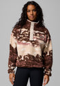 Helvetia II Printed Cropped Half Snap tobaccosisters-darkstone Vorderansicht