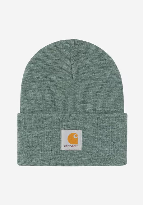 Carhartt WIP Acrylic Watch Hat (Heather) Mütze silverpine-heather – Vorderansicht