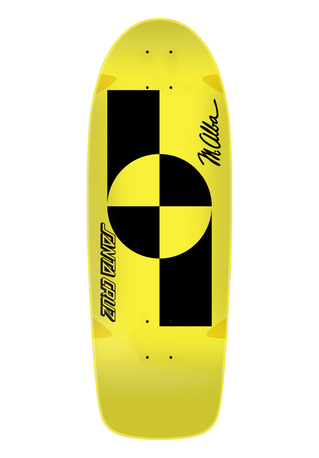 Malba Crash Test Reiussue yellow-black Vorderansicht