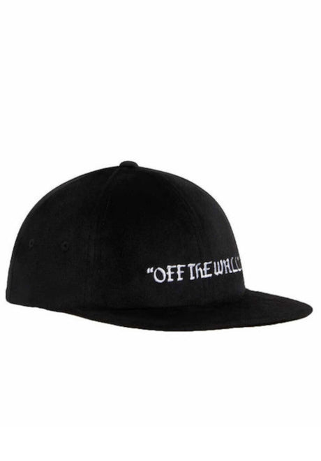 Vans Off The Wall Jockey Cap black – Vorderansicht