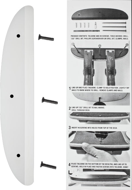 Powell-Peralta Tail Bone Skate-Zubehör white – Detailansicht 1
