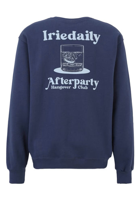 iriedaily Hangover Club Crewneck Sweatshirt crownblue – Rückenansicht