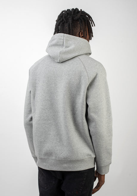 Carhartt WIP Hooded Chase Hoodie greyheather-gold – Ansicht 2