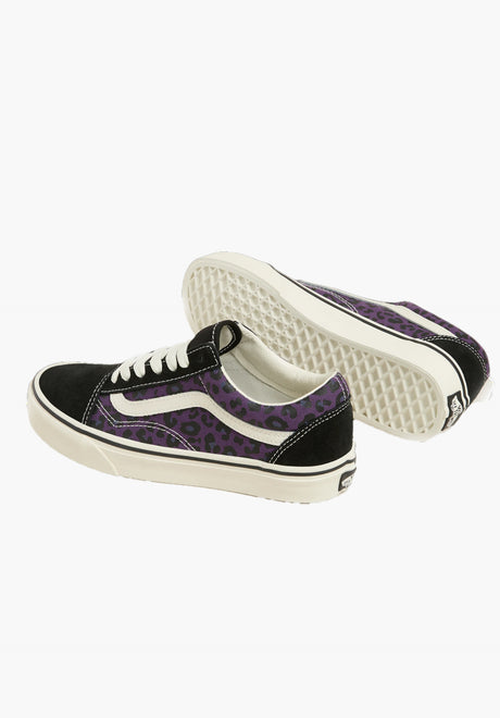 Vans Old Skool Schuhe Mädels leopard-purple – Detailansicht 1
