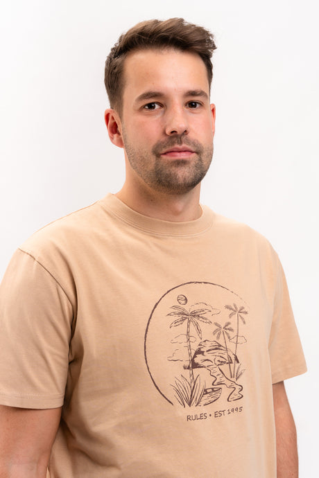 Rules Avium T-Shirt cream – Rückenansicht