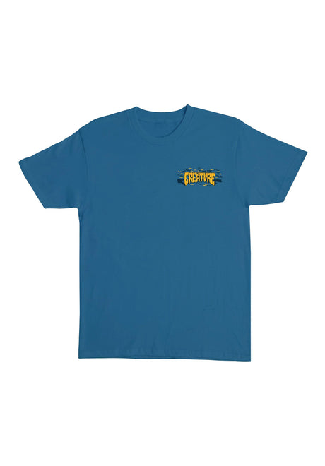 Creature Bat Relic heavyweight T-Shirt indigo – Rückenansicht
