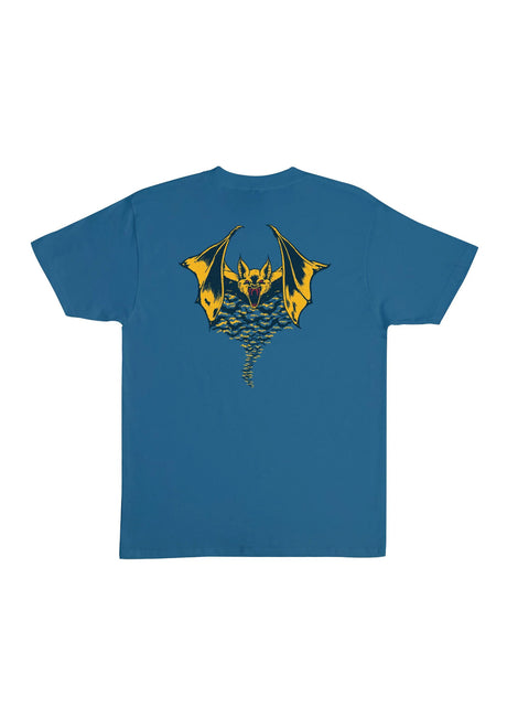 Creature Bat Relic heavyweight T-Shirt indigo – Vorderansicht