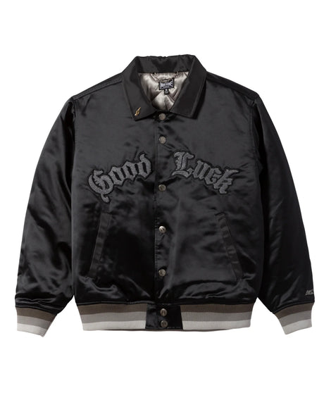 Loser-Machine Benched Übergangsjacke black – Vorderansicht