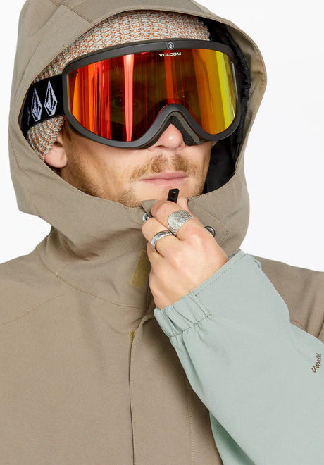 Volcom Brighton Full Zip Winterjacke agave – Detailansicht 1
