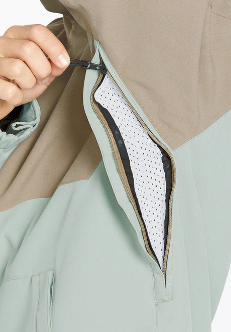 Volcom Brighton Full Zip Winterjacke agave – Detailansicht 2