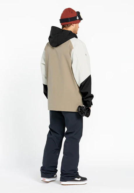 Volcom Brighton Full Zip Winterjacke chestnutbrown – Rückenansicht