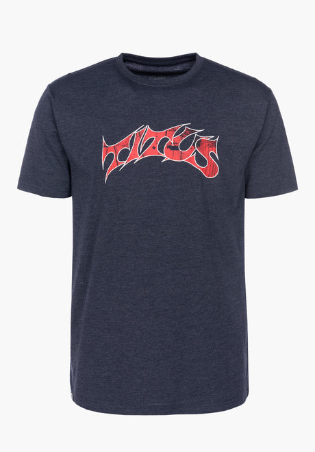 TITUS Classic Logo T-Shirt deepnavymottled – Vorderansicht