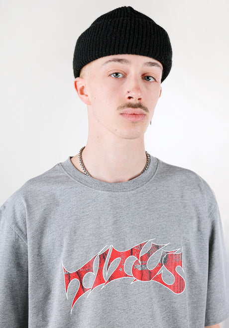 TITUS Classic Logo T-Shirt greymottled – Detailansicht 1