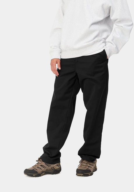 Carhartt WIP Craft Pant Chino- / Stoffhose blackrinsed – Vorderansicht