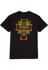 Cross-Logo black-rasta Closeup2