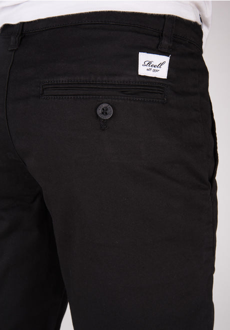 Reell Flex Grip Chino Short Chino-Short black – Oberansicht