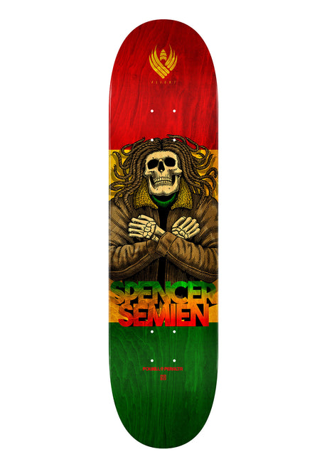 Powell-Peralta Flight Pro Shape 243 Spencer Semien Dreads Deck multicolored – Vorderansicht