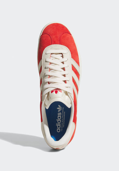 adidas-skateboarding Gazelle ADV Schuhe Jungs betterscarlet-chalkwhite-gold – Detailansicht 1