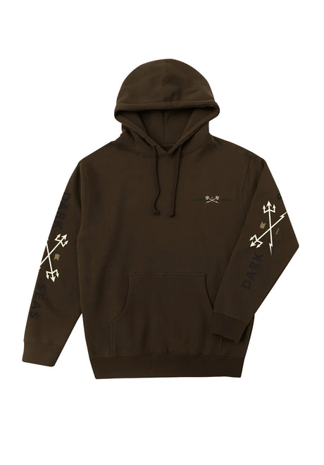 Dark Seas Headmaster Hoodie brown – Rückenansicht